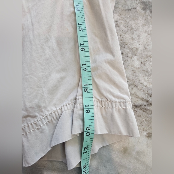 LOFT Petites Khaki Cargo Pants Size 8P Lightweight Utility Ankle - Picture 9 of 9